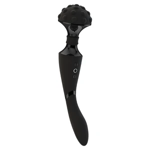 Vibrator Shiatsu Bendable Massager Wand Negru pe Denysa.ro