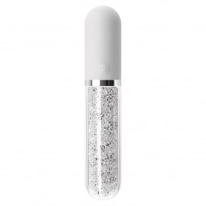 Vibrator Silicon Stardust Charm Alb pe Denysa.ro