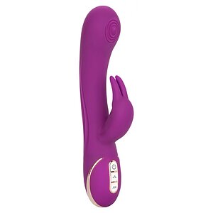Vibrator Silicone Thumping Rabbit Mov pe Denysa.ro