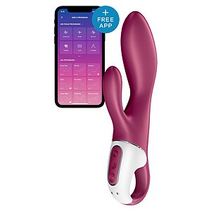 Vibrator Smart Cu Incalzire Heated Satisfyer Rosu