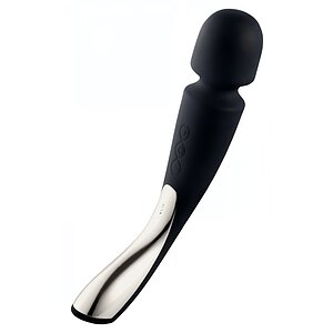 Vibrator Smart Pentru Masaj Wand Medium Negru pe Denysa.ro