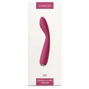 Vibrator Svakom Iris Clitoris Și Punct G Roșu