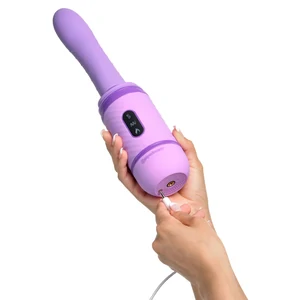 Vibrator ThrustHer Fantasy Love Cu Împingere Mov