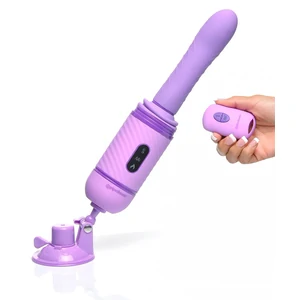 Vibrator ThrustHer Fantasy Love Cu Împingere Mov