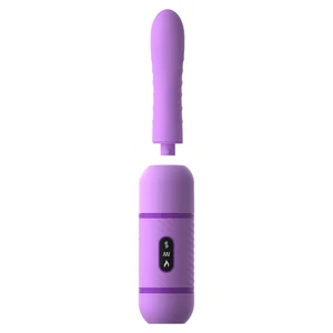 Vibrator ThrustHer Fantasy Love Cu Împingere Mov
