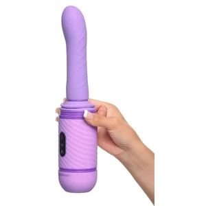 Vibrator ThrustHer Fantasy Love Cu Împingere Mov