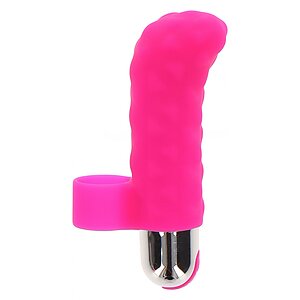 Vibrator Tickle Pleaser Rechargeable Roz pe Denysa.ro