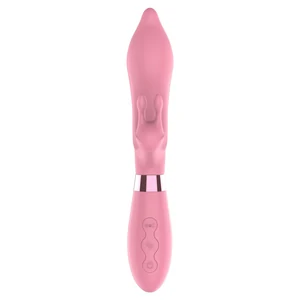 Vibrator ToyJoy Love Rabbit Roz Reîncărcabil