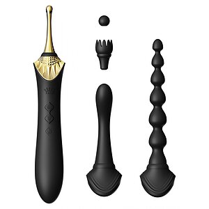 Vibrator Zalo Bess 2 Clitoral Massager Obsidian Negru pe Denysa.ro