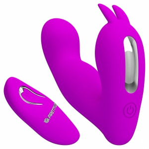 Josephine Vibrator Dublu Pentru Punctul G și Clitoris Mov pe Denysa.ro
