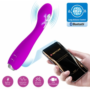 Vibrator Hector Pentru Punctul G, Electroșoc, Reîncărcabil Mov