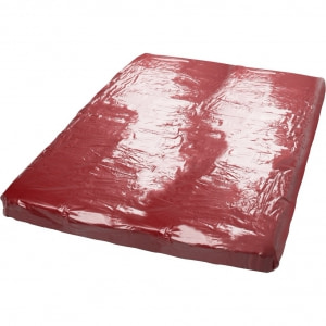 Vinyl Bed Sheet Red pe Denysa.ro