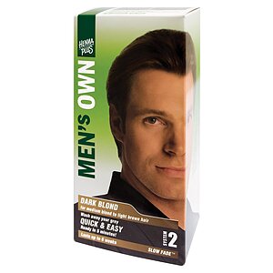 Vopsea par barbati, Mens Own Dark Blond, Hennaplus, 80 ml