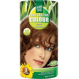 Vopsea Păr Long Lasting Colour 6.45 Copper Mahogany Hennaplus pe Denysa.ro