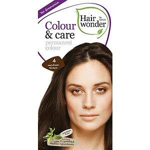 Vopsea păr naturală Colour Care 4 Medium Brown Hairwonder pe Denysa.ro