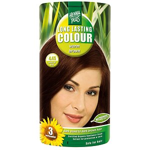 Vopsea Permanenta Warm Brown 4.45 Hennaplus