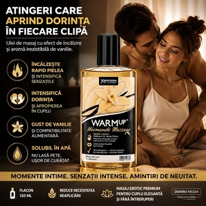 Ulei Masaj Romantic Senzație De Cald Cu Vanilie 150ml