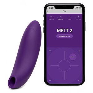 We Vibe Melt 2, Stimulator Clitoridian cu Aer, 12 Nivele Mov pe Denysa.ro
