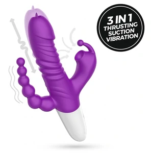 Wrangler Stimulare Triplă Reîncărcabil 3x10 – Crushious Mov
