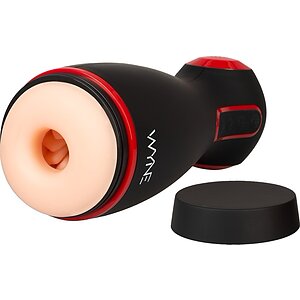 WYNE Dual‑Motor Masturbator — 10 Vibrații, 7 Aspirații Negru pe Denysa.ro