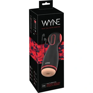 WYNE Dual‑Motor Masturbator — 10 Vibrații, 7 Aspirații Negru