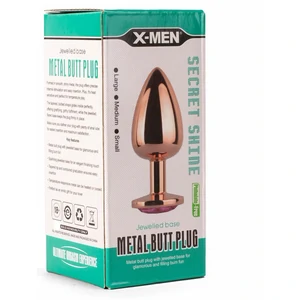 X-MEN Anal Plug Secret Shade Metal L Roz