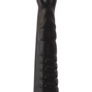 X Men Plug Anal PVC Negru cu Ventuză, 59 cm, Stimulare