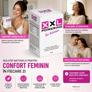 XXL Powering 8 capsule Reducerea Durerilor Menstruale