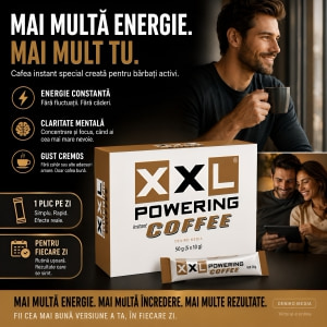 XXL Powering Cafea Instant Pentru Potență – 5 Plicuri