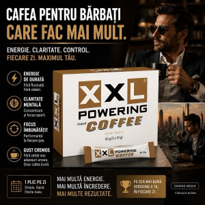 XXL Powering Cafea Instant Pentru Potență – 5 Plicuri