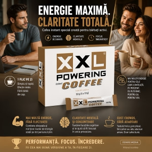 XXL Powering Cafea Instant Pentru Potență – 5 Plicuri