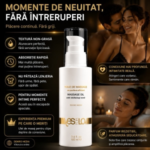 YESforLOV Ulei Masaj 100 ml - Non-gras, Hidratant