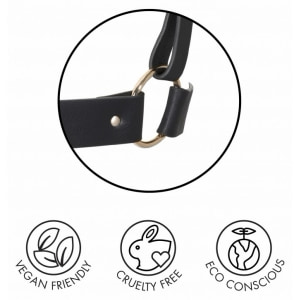 Zgardă cu Lesă Maze Tassel Choker Negru