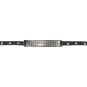 Zgardă Rhinestone Choker Negru
