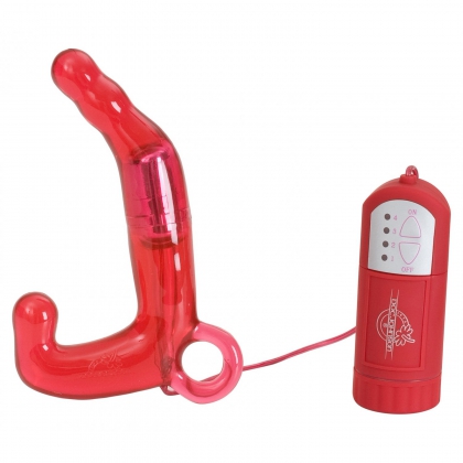 Stimulator Mens Pleasure Wand Roșu