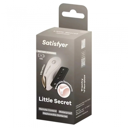 Little Secret Vibrator Pentru Chiloți Satisfyer Gri