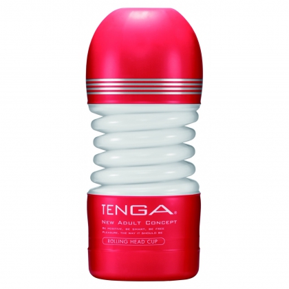 Masturbator Tenga Rolling Head Cup Medium Roșu
