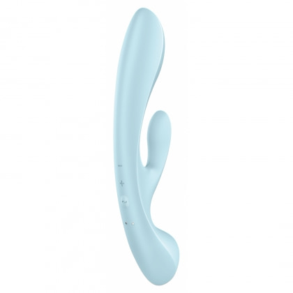 Triple Oh Satisfyer 3 Motoare 12+12 Moduri Reîncărcabil Albastru