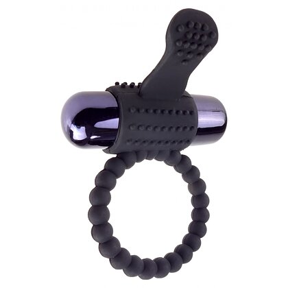 Inel cu Vibrații Fantasy C-Ringz Silicon Negru
