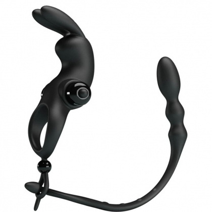 Inel Penis Pretty Love Vibration Negru