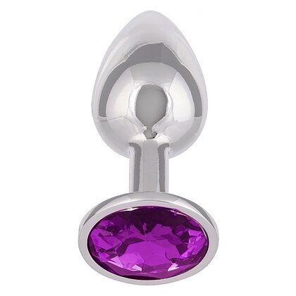 Dop Anal Jewel Mic cu Cristal Ametist, Elegant