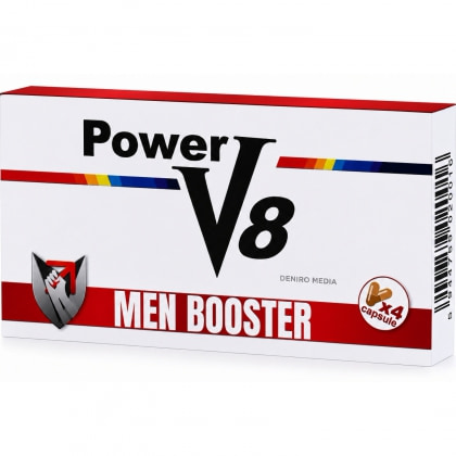 4 Pastile Pentru Erecție Și Potență Power V8