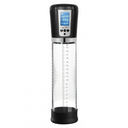 Premium Rechargeable Automatic LCD Pump - Transparent