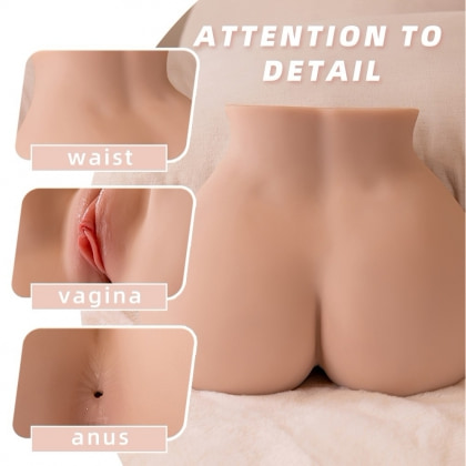 Masturbator Vibrator Realist Mistress cu Sâni și Orificiu