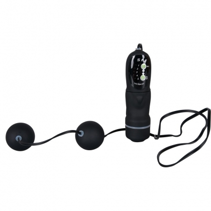 Două Bile Massager Negru