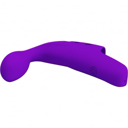 Pretty Love Gorgon Vibrator Pentru Deget Reîncărcabil 10 Moduri Mov