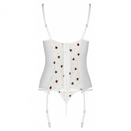 Corset Passion Lovelia Alb S-M