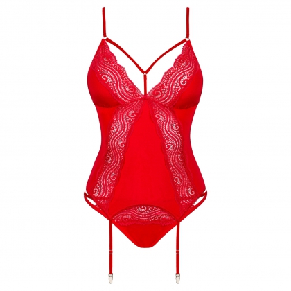 Corset Obsessive Diyosa Roșu XS-S