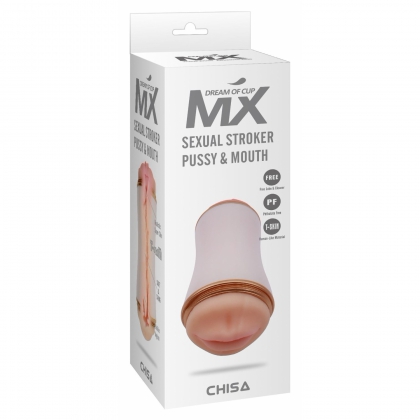 Masturbator 2în1 Chisa Novelties Vaginal și Oral Realist