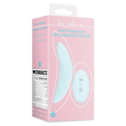 Vibrator Pentru Chiloți Loveline, Arctic Blue, 10 Moduri Albastru